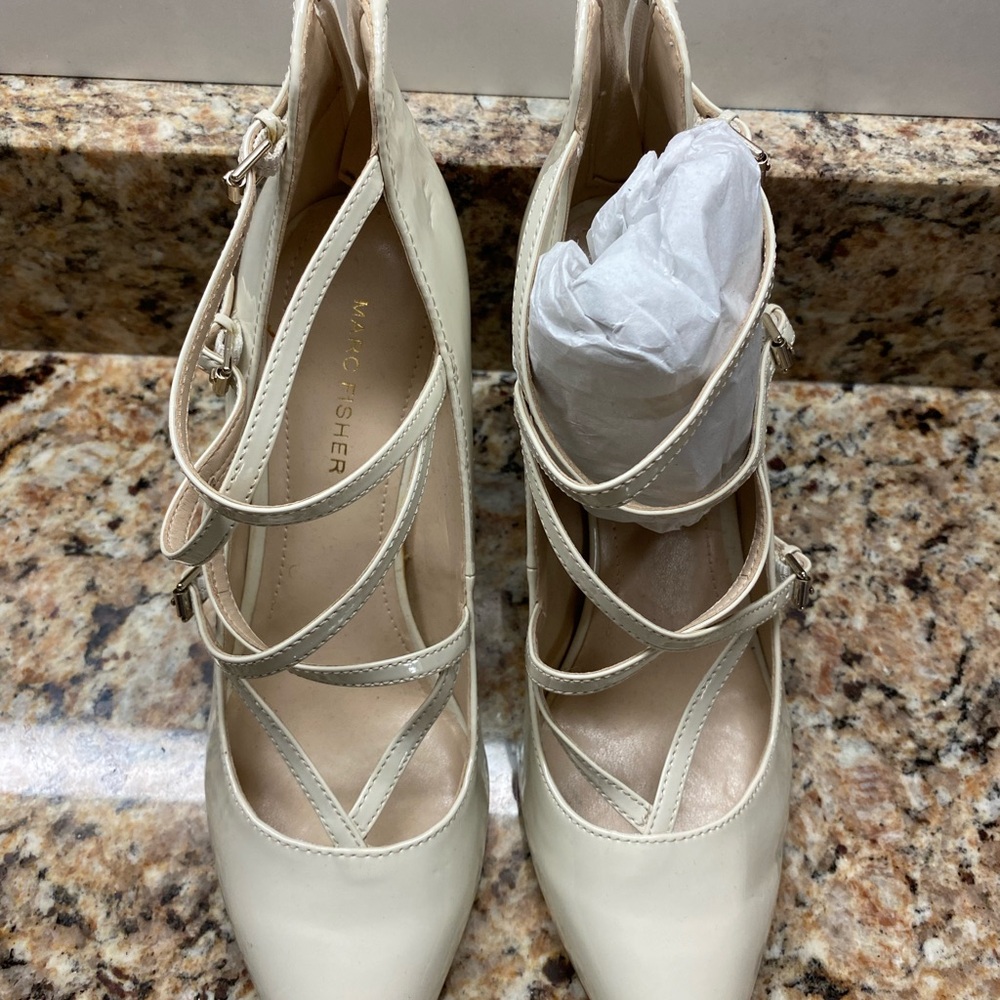 Michael Kors Cream Strappy Women's Heels
